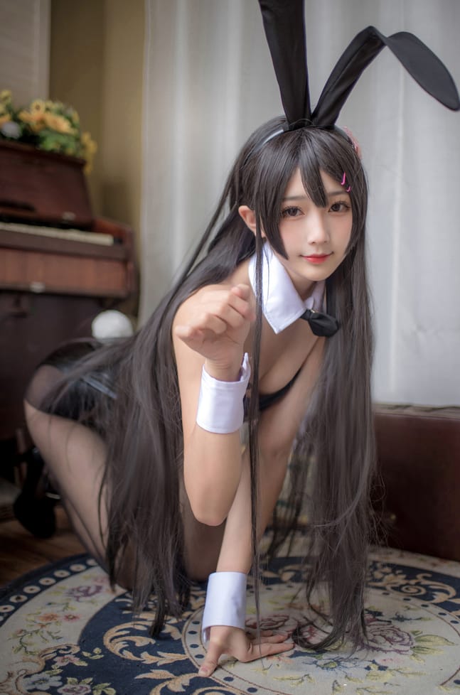 鱼子酱不能睡懒觉 – NO.01 樱岛麻衣 [11P-108M]预览图 2