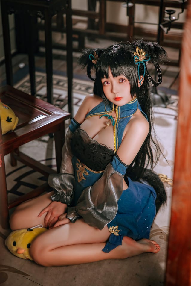 日奈娇 – NO.076 碧蓝航线 大潮旗袍 [25P-206M]预览图 2