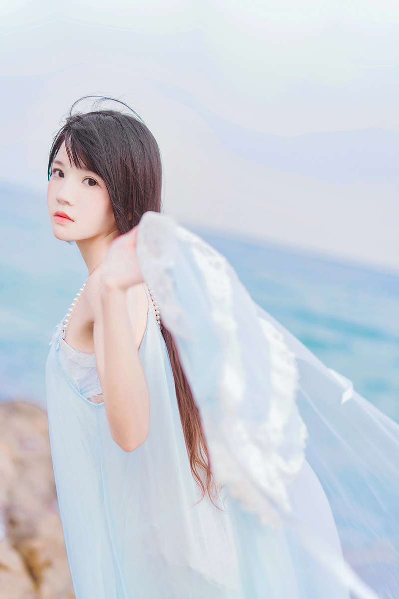 罗莉风COS桜桃喵蓝色长裙[14P/245MB]预览图 2