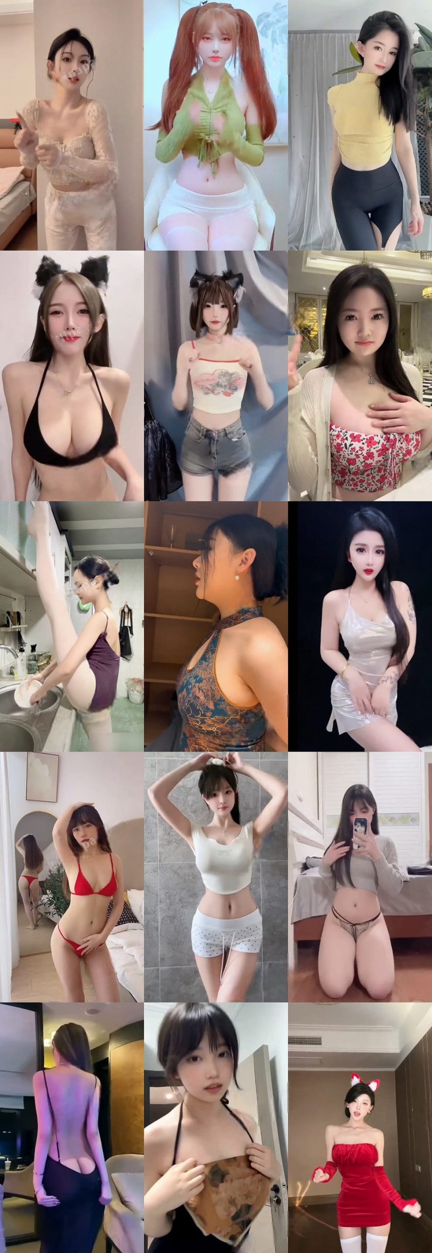 [小姐姐]无水印高清美女擦边抖胸舞超大合集收集[2719V/17.14G]